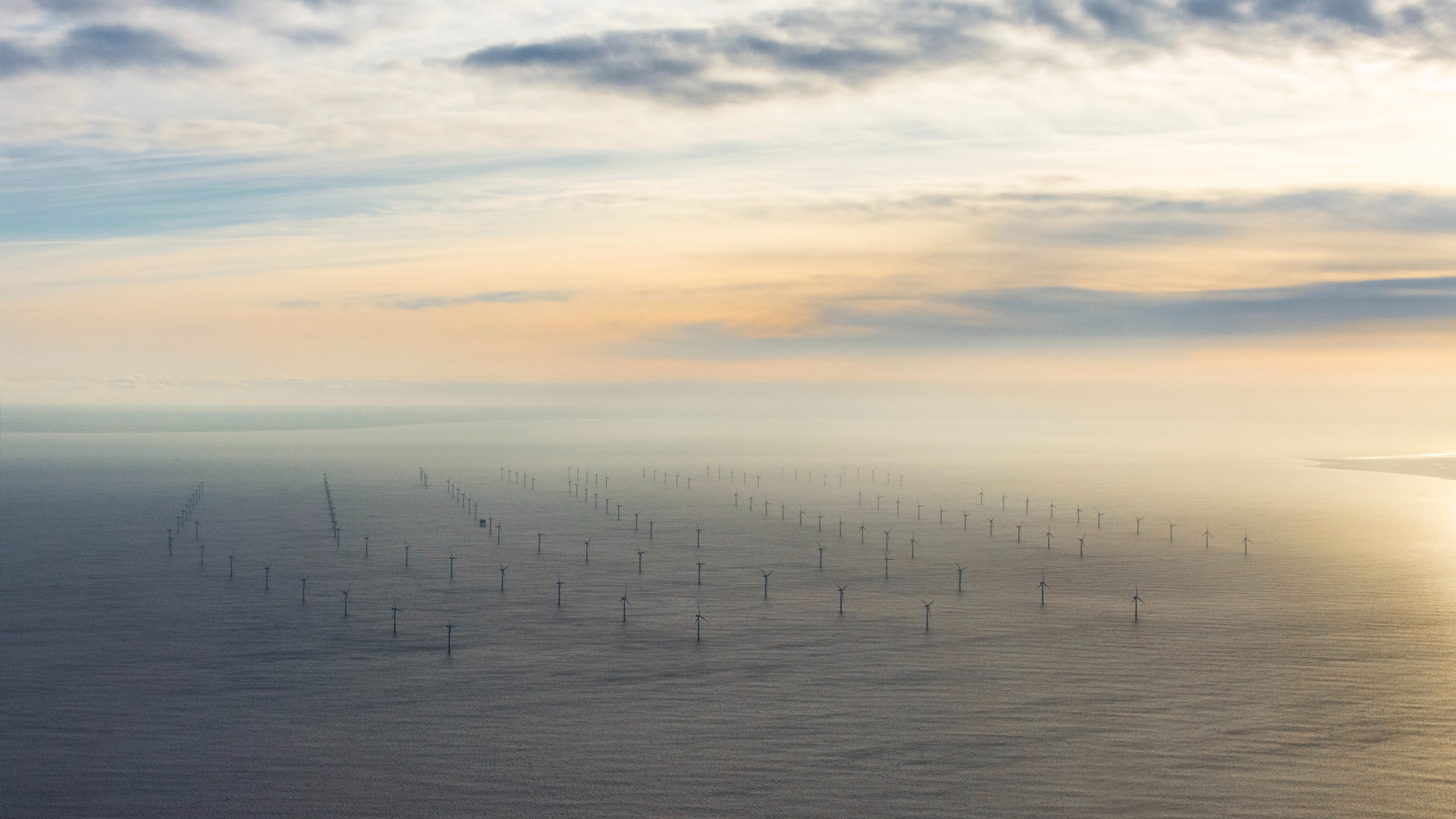 Photo showing offshore wind farm